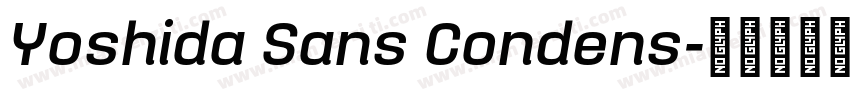 Yoshida Sans Condens字体转换